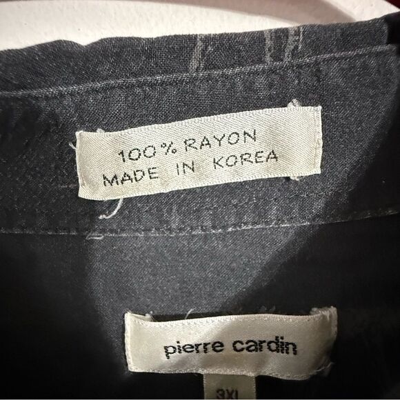 Pierre Cardin Black Casual Button Down Shirt - Picture 3 of 5